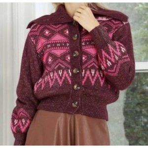 Women's Fairies Print Cardigan Size XS